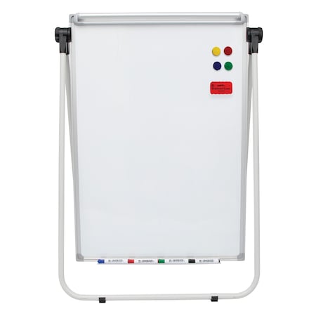 Charles Leonard Double Sided Magnetic Whiteboard Easel 35800